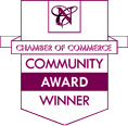 chamber of commerce community award winner