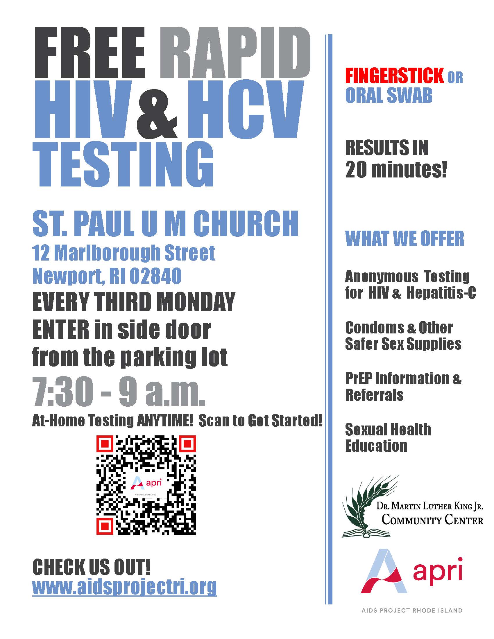 FREE HIV and HEP C testing