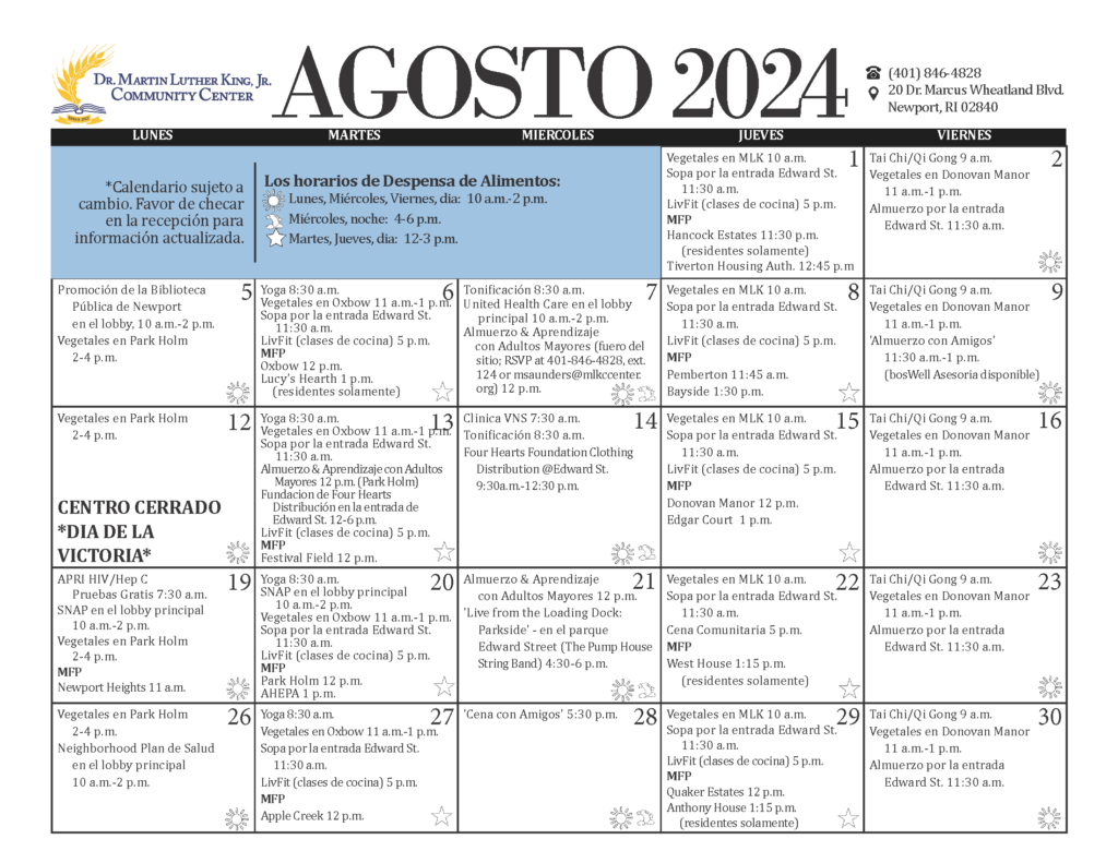 (Spanish) August 2024 MLKCC Calendar_Page_1