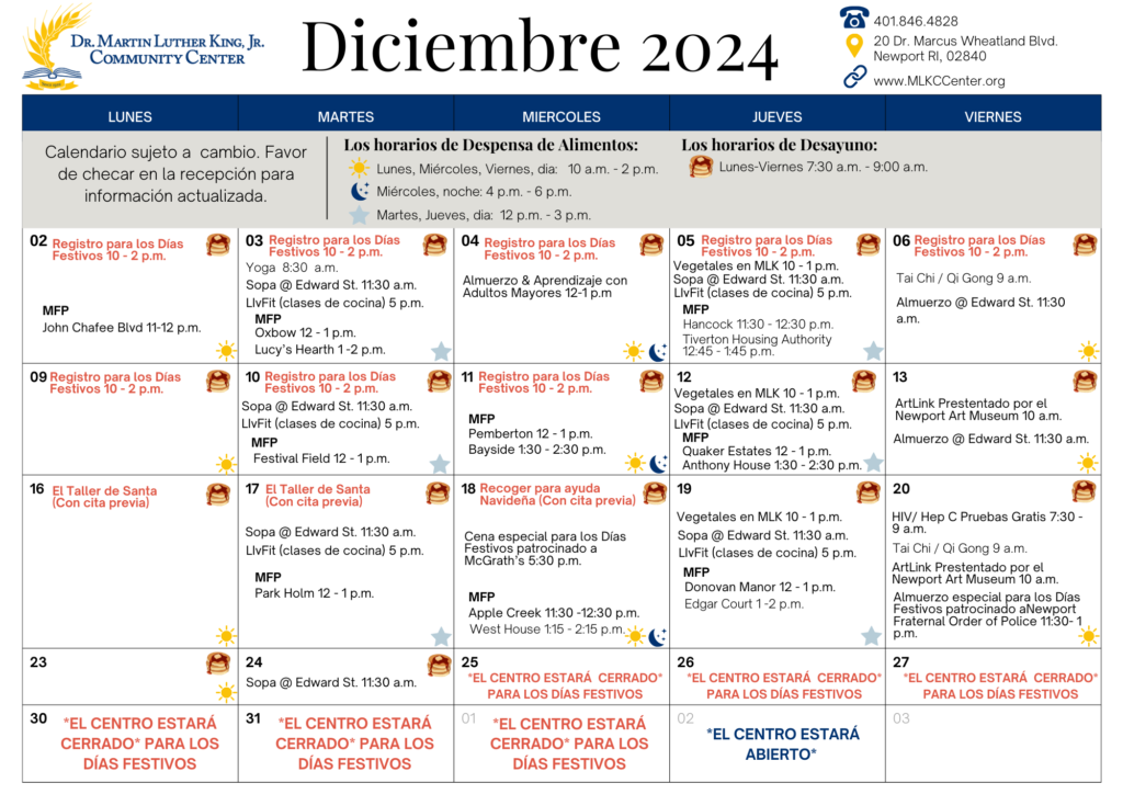 December 2024 Calendar (spanish)