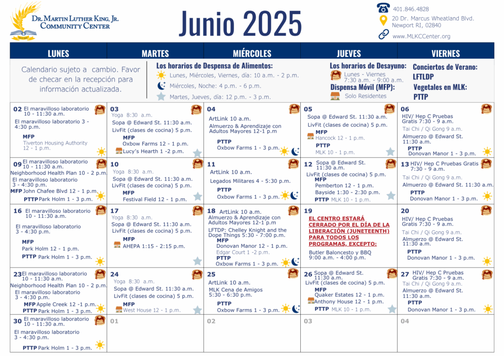 June 2025 calendar Spanish Cover