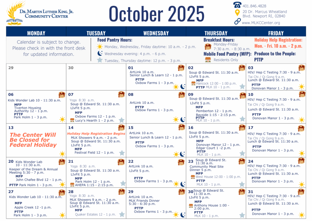 October 2025 English Calendar