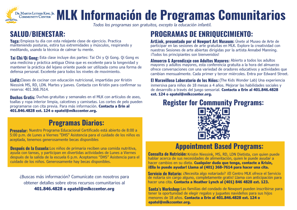 Agosto Communidad 2026 English Info
