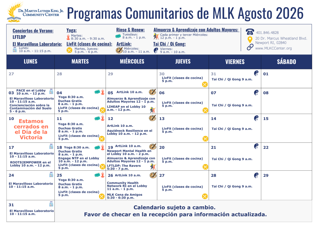 Agosto Communidad 2026 Spanish Calendar