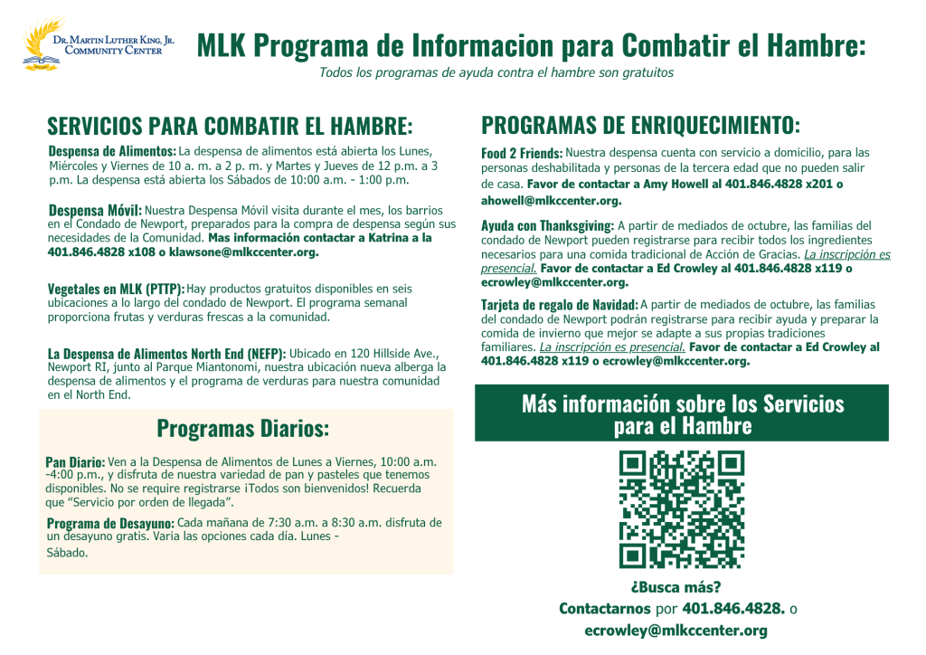 Oct. 2026 Hambre Spanish Info