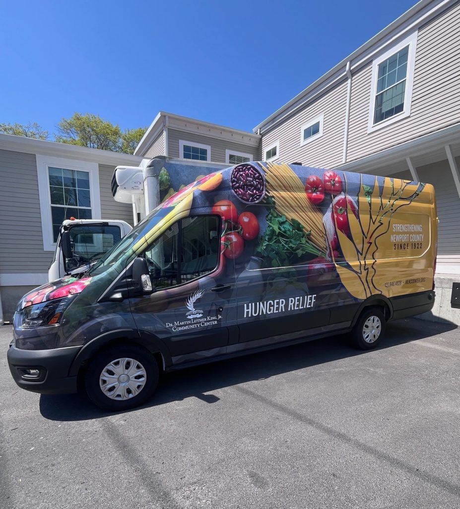 new van with wrap